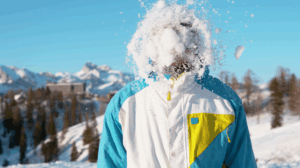 “Person hit with snowball symbolising landlord’s financial hit from rent arrears delay”